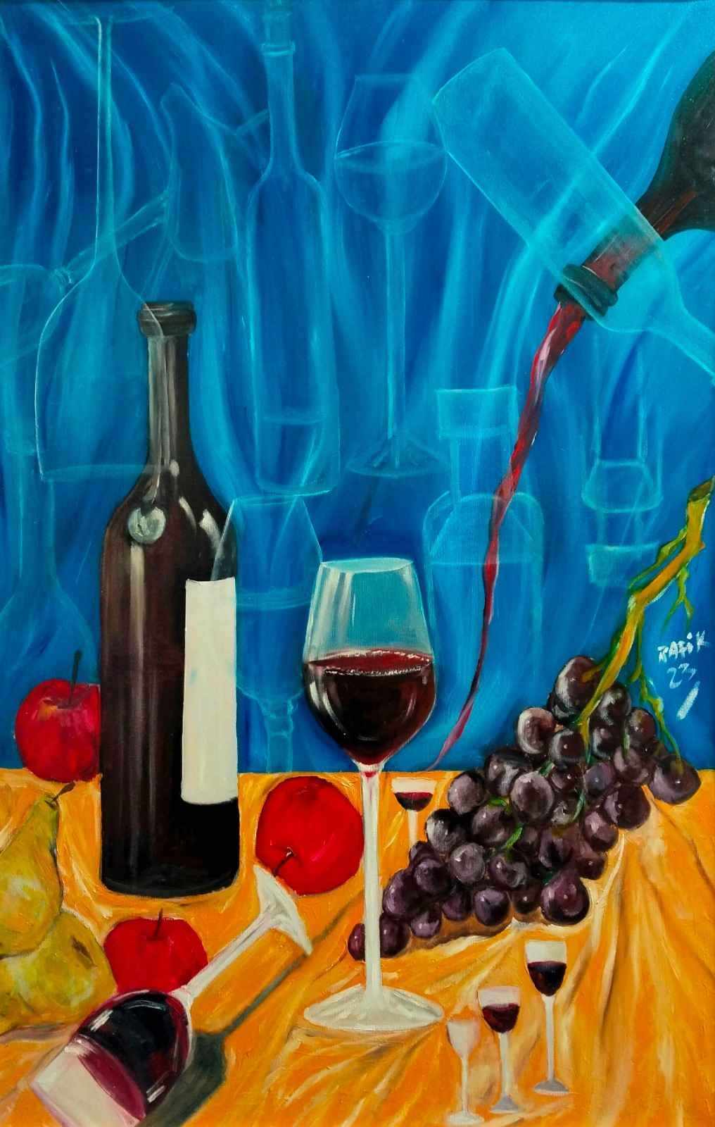 My wine in silence