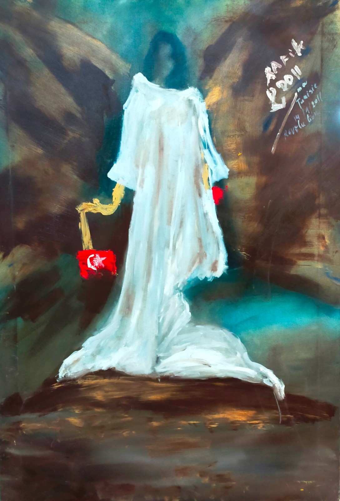 "Révolution Ma Tunisie"  (d'après l'œuvre de ...)