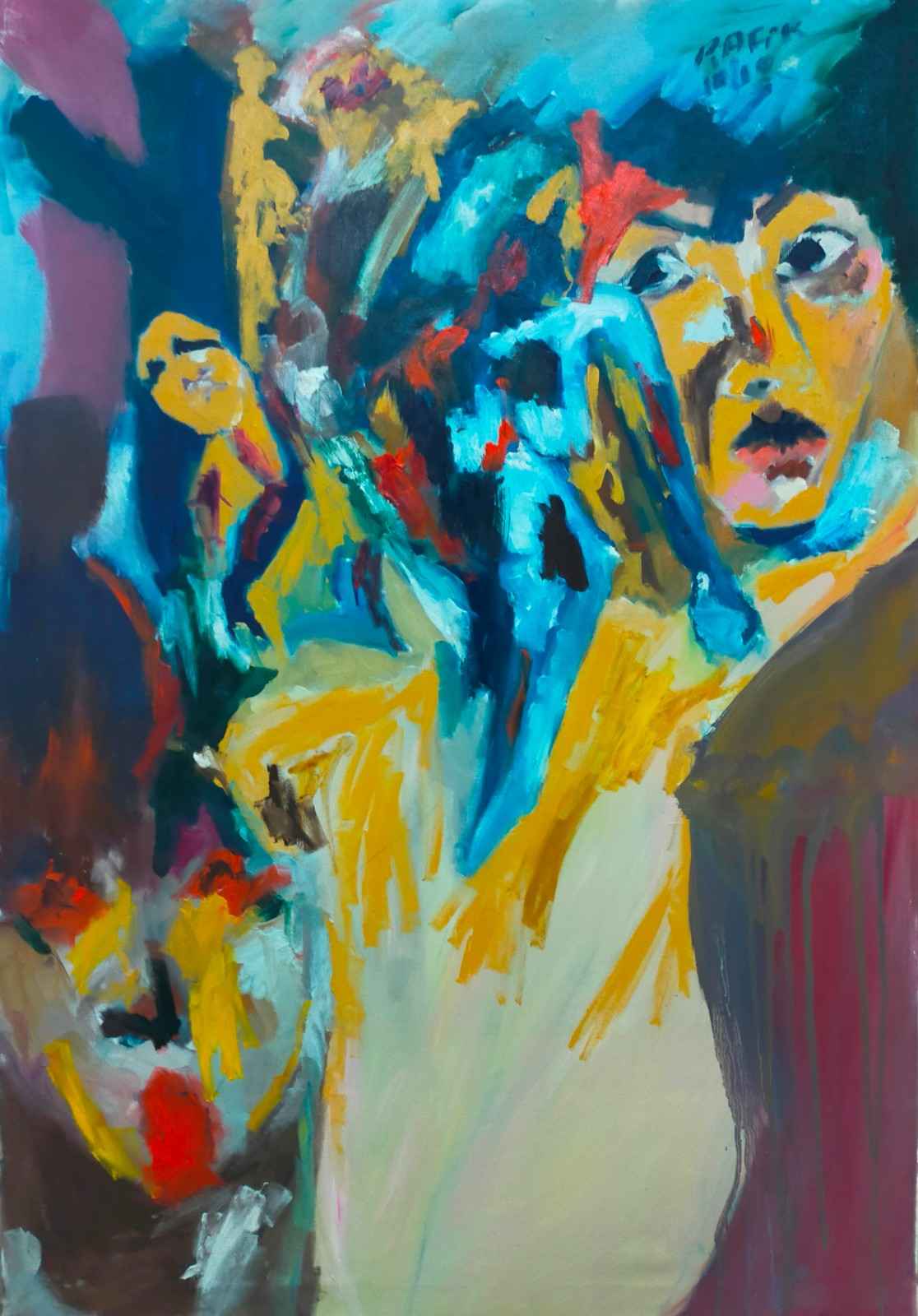 "Portraits , corps et croix"