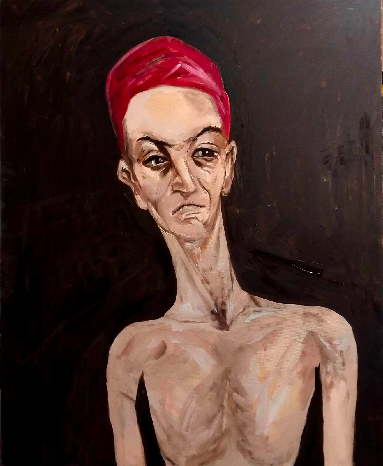 "Autoportrait : the sick and the dying"